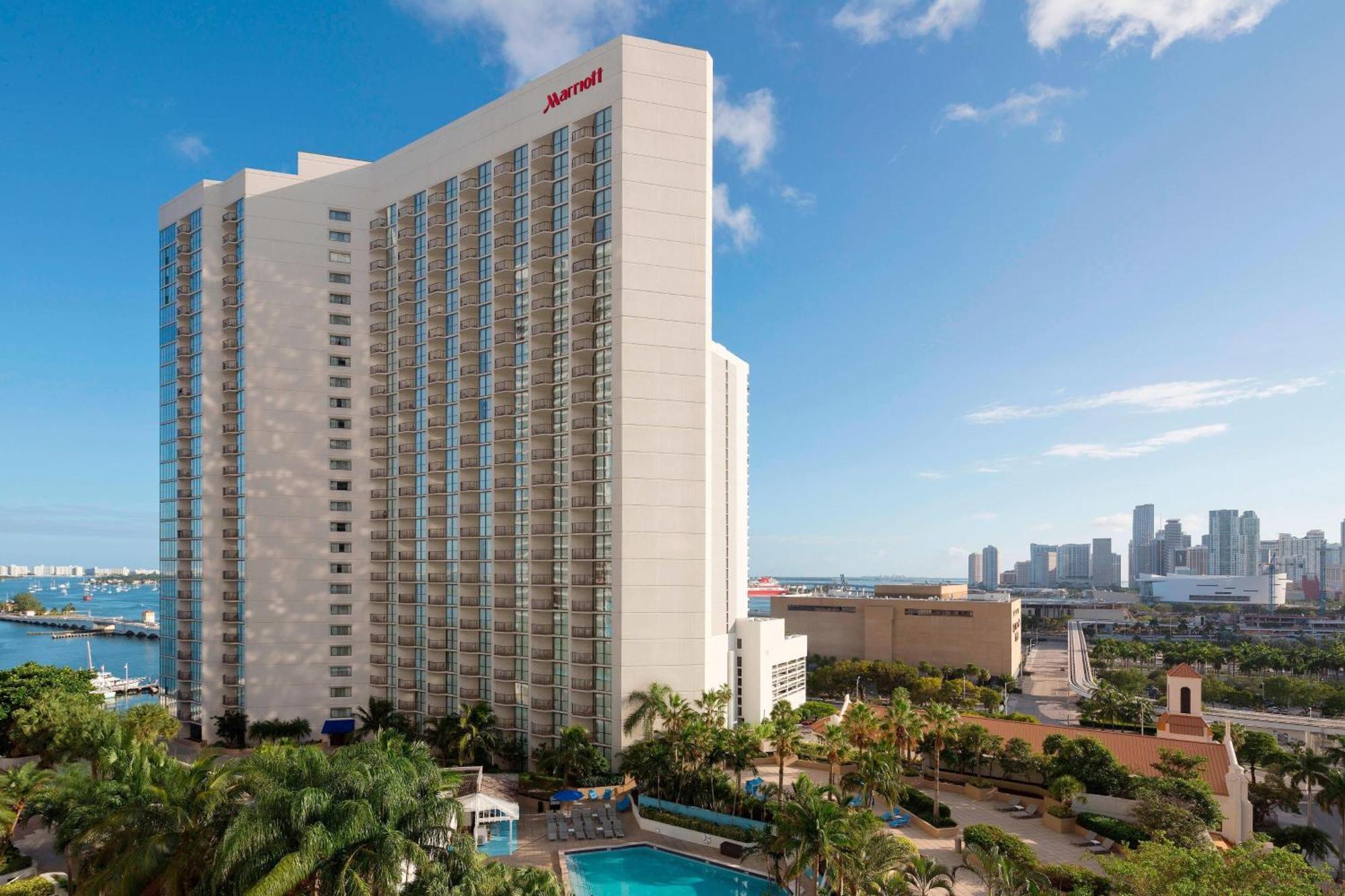 Miami Marriott Biscayne Bay Hotel Exterior foto